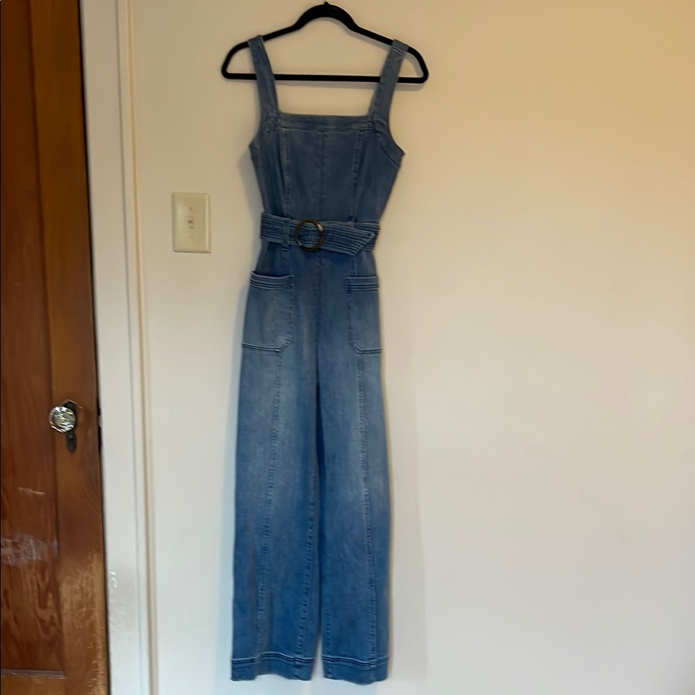 Women's Blue Denim Jumpsuit